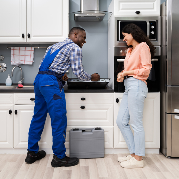 what kind of warranty do you offer on your cooktop repair services in Menahga